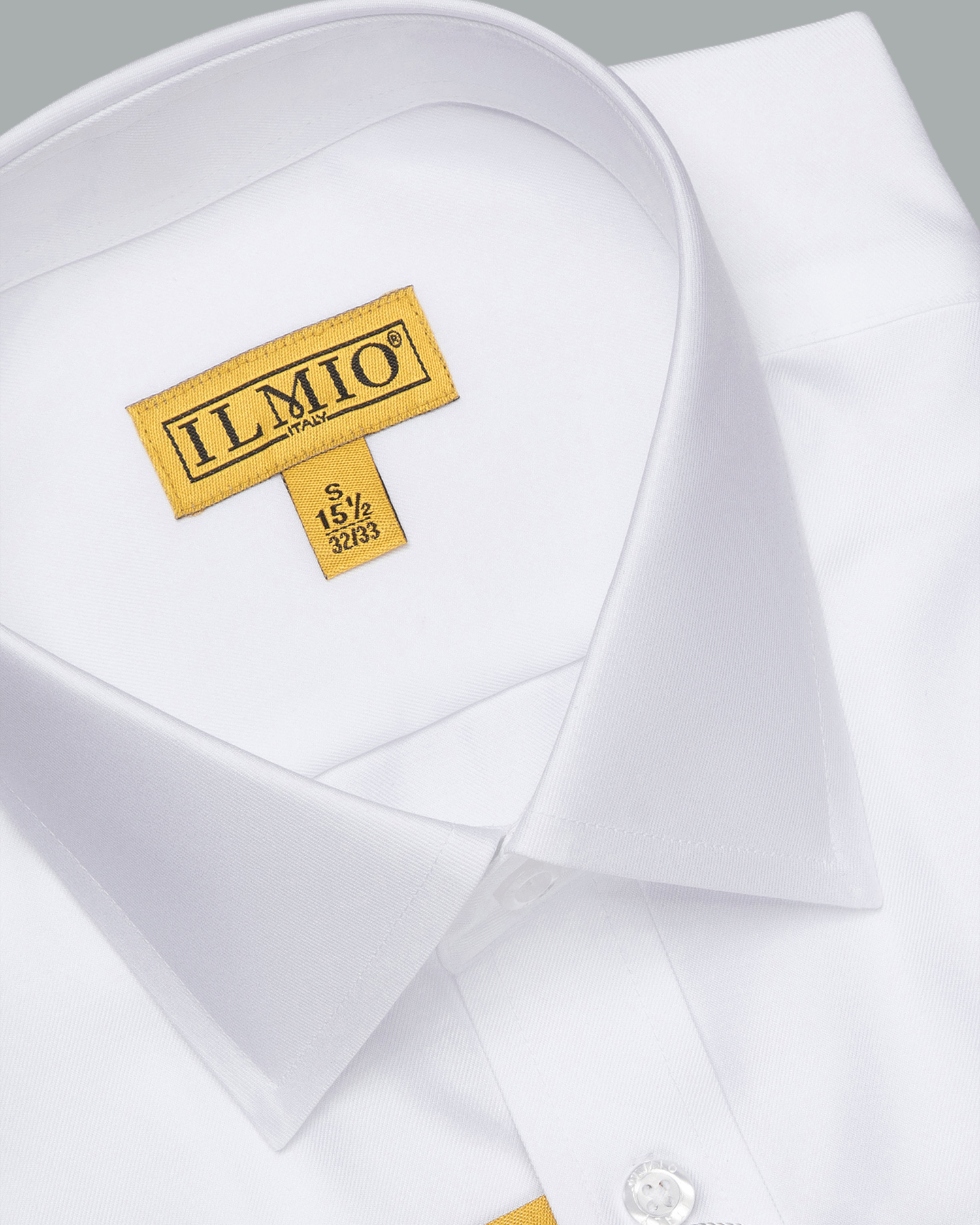 gold label white dress shirts Wilkes & Riley Solid Spread Collar Dress Shirt Classic Fit Ecru B1035 / 16 / 32/33